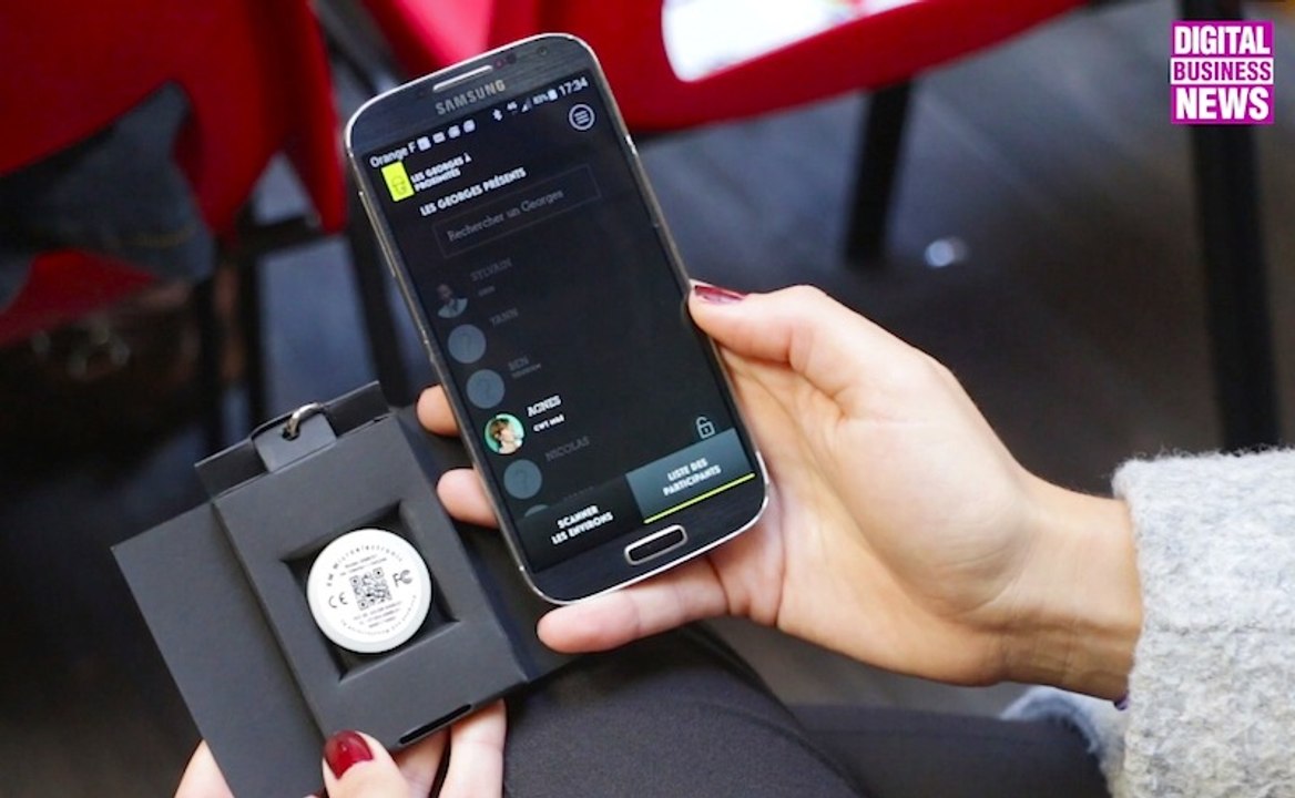 Who is Georges ? Un badge connecté, une application, du pur networking