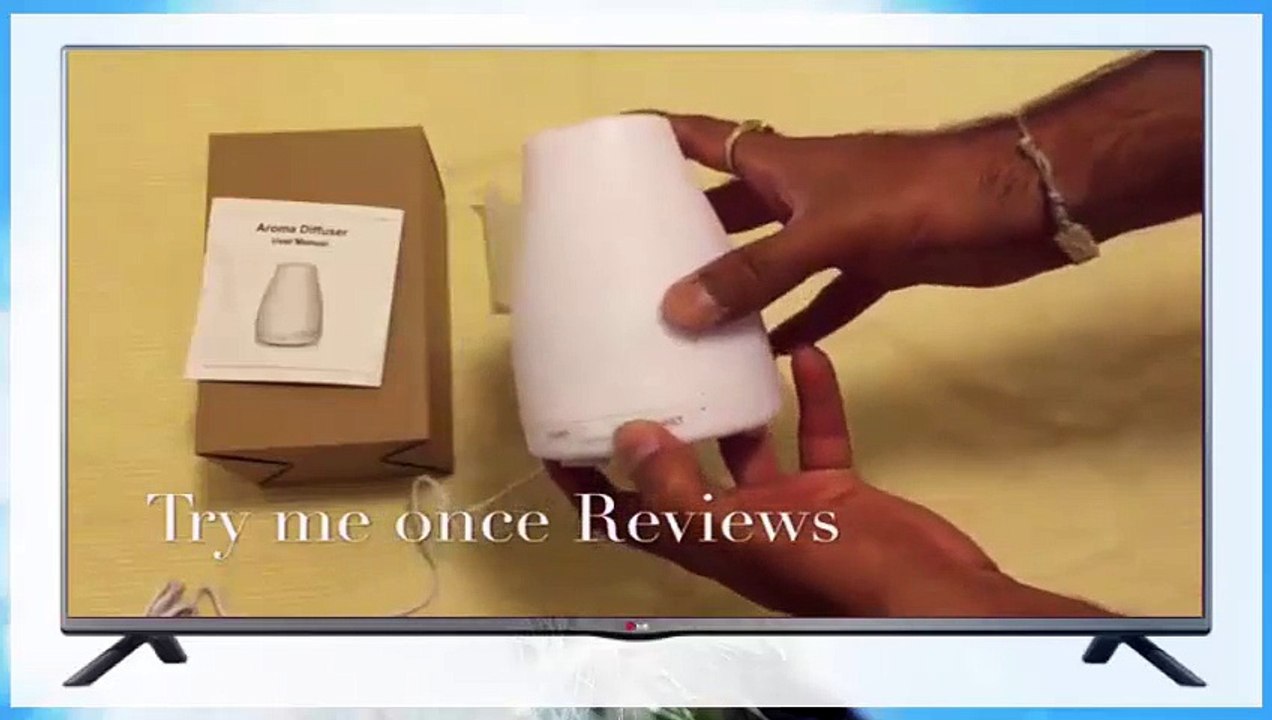 Review For 2nd Version 100ml Aroma Essential Oil Cool Mist Humidifier