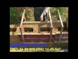 Строительство дома из самана. Видео строительства