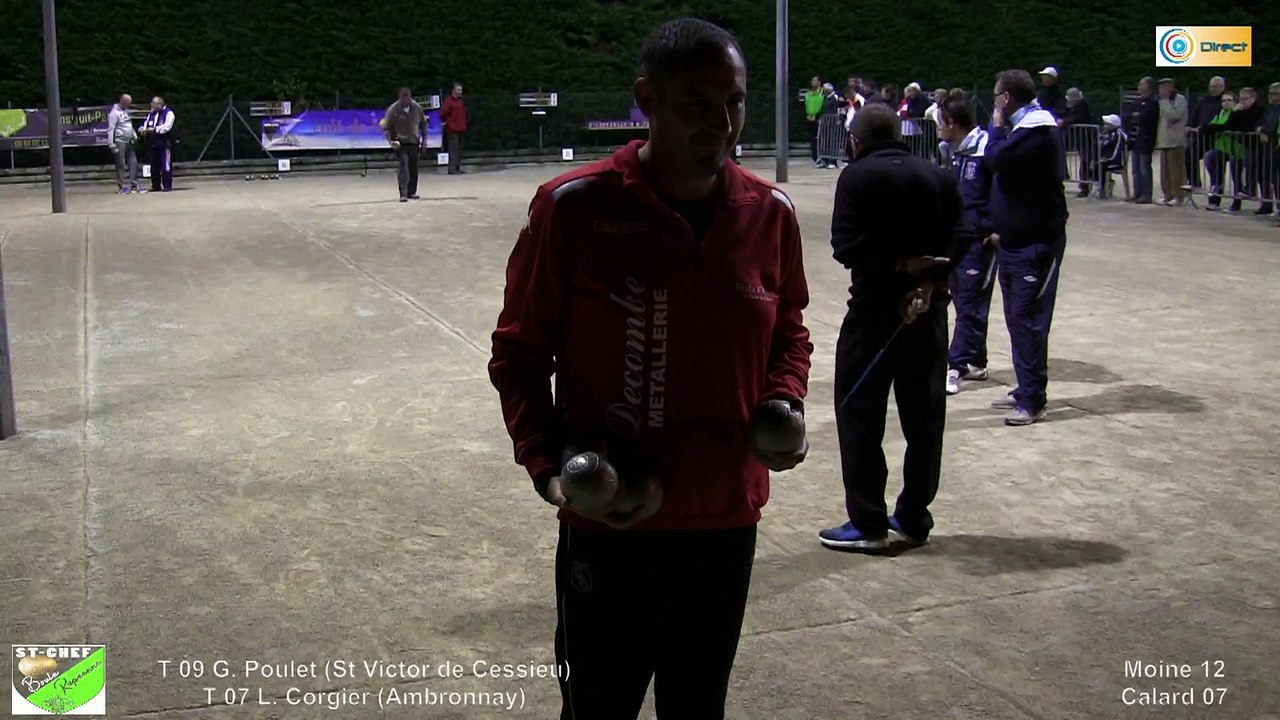 Fin concours TD Double, Sport Boules, Saint-Chef 2015