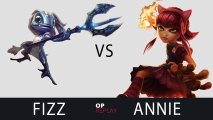 Fizz vs Annie - SKT T1 Faker KR LOL Master