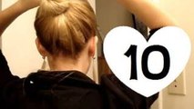 10 Easy, Quick Everyday Hairstyles for long hair & hairstyles for medium hair