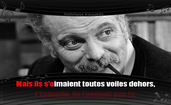 Karaoké Georges Brassens - Les copains d'abord