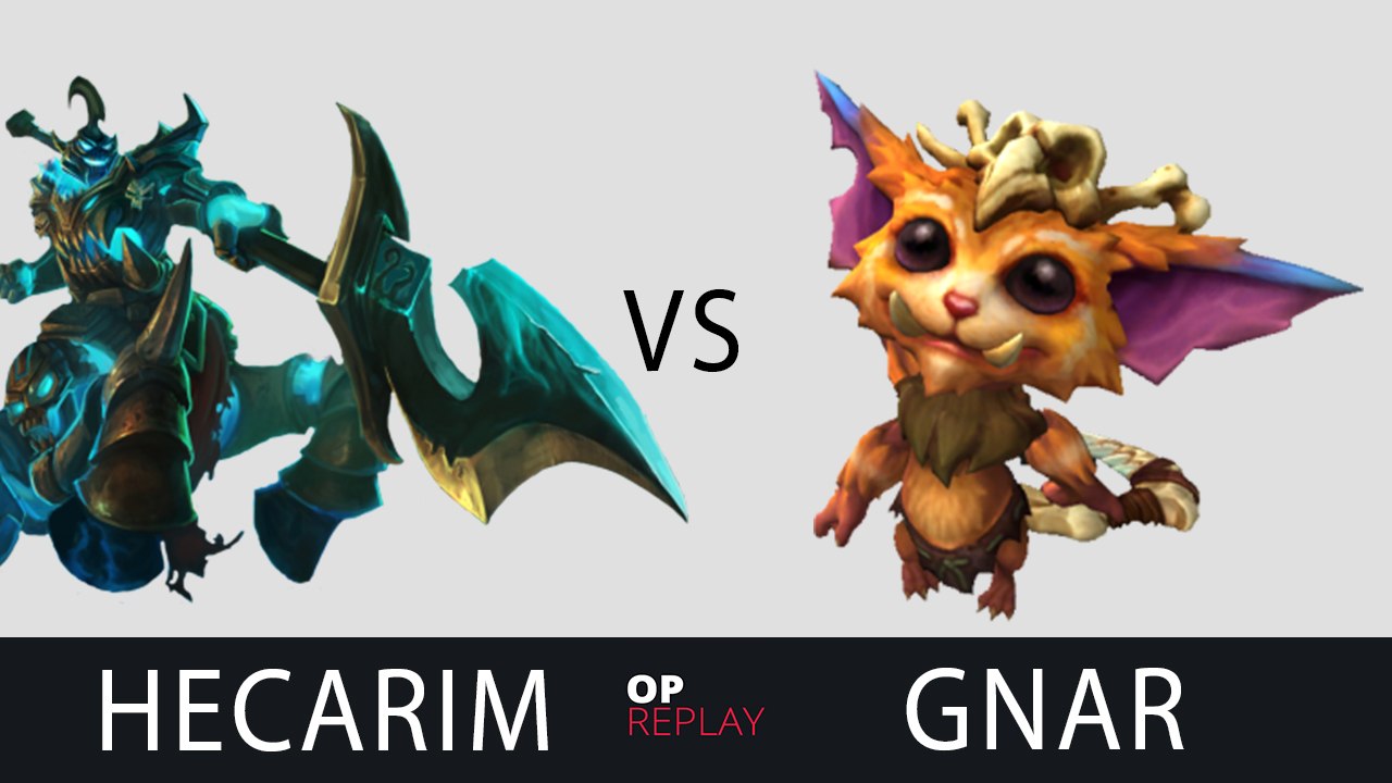 Hecarim vs Gnar - Jin Air SoHwan KR LOL Challenger