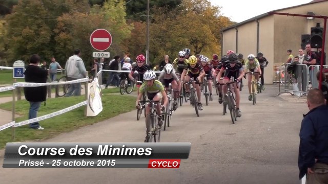 Cyclo Cross de Prissé - Course des Minimes - 25/10/2015