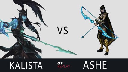 Kalista vs Ashe - SKT T1 Bang EUW LOL Challenger 625LP
