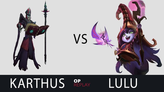 Karthus vs Lulu - SKT T1 Faker KR LOL Challenger 1175LP