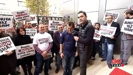 Kanaltürk muhabiri canlı yayında ağladı