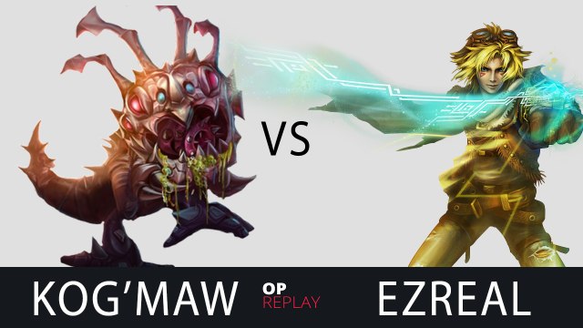Kog Maw vs Ezreal - KT Arrow vs KR Score, KR LOL Challenger 942LP