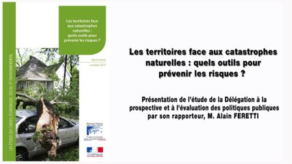 Les territoires face aux catastrophes naturelles : quels outils pour prévenir les risques ? - cese