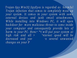 Remove Trojan-Spy.Win32.SpyEyes