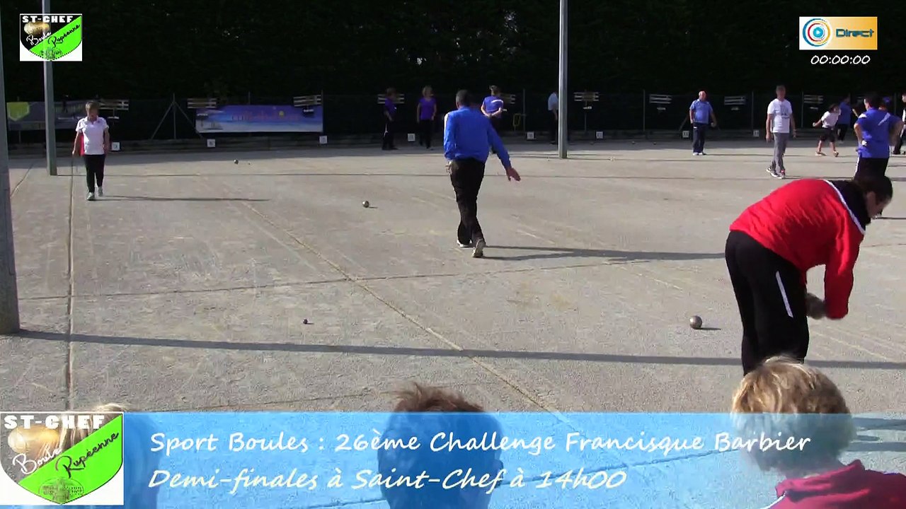 Demi-finales des "Trois Glorieuses", Sport Boules, Saint Chef 2015