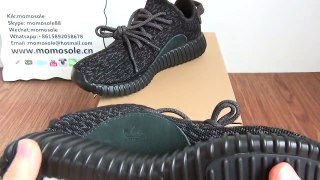 Authentic Adidas Yeezy Boost 350 black GS