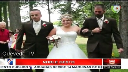Padre paró la boda de su hija para que padrastro de ella desfilara con ambos