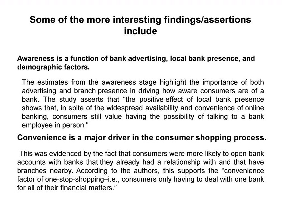 Norman J. brodeur | Some of the more interesting findings
