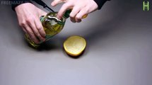 Make A Lamp From An Orange In 1 Minute HD