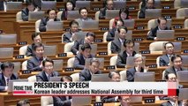 President Park calls on lawmakers to pass economy-related bills