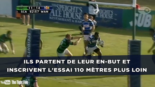 Rugby: Ils partent de leur en-but et inscrivent l'essai 110 mètres plus loin