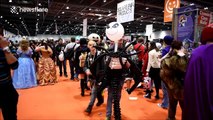 Cosplayers show off at London Comic Con