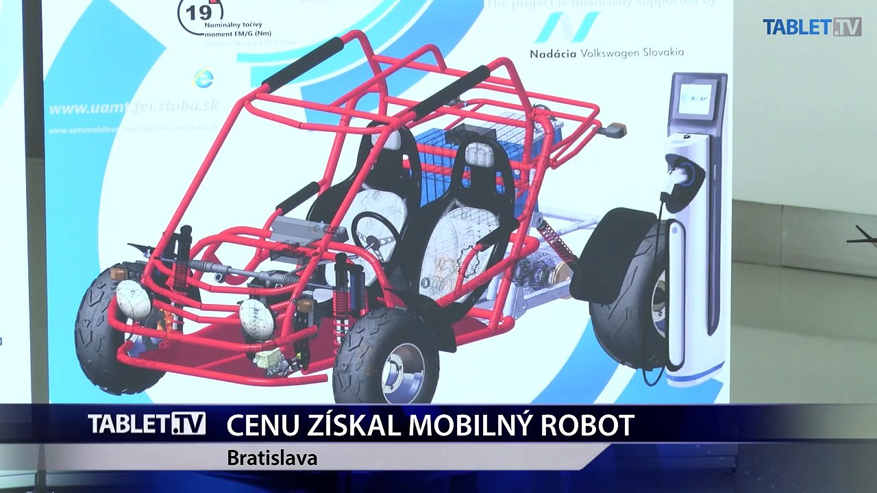 Cenu vysokoškolského grantového programu získal mobilný robot