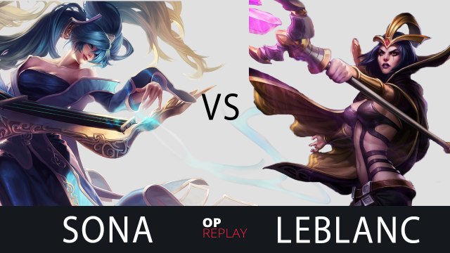 Sona vs LeBlanc - SKT T1 Faker League of Legends Ranked Korean
