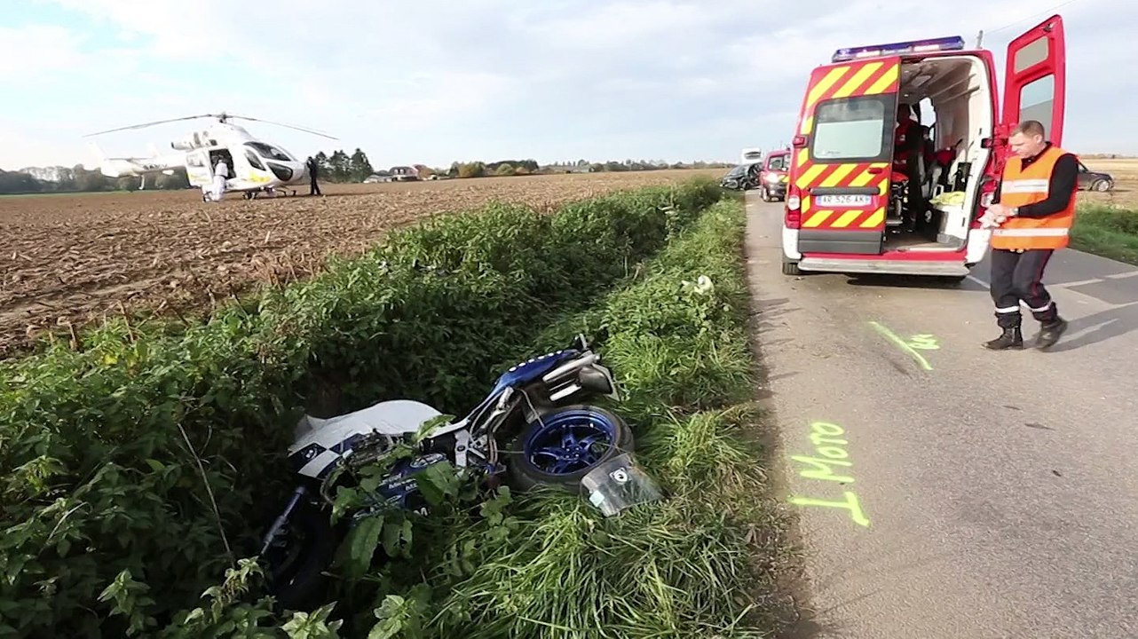 Vieux-Reng: moto contre voiture
