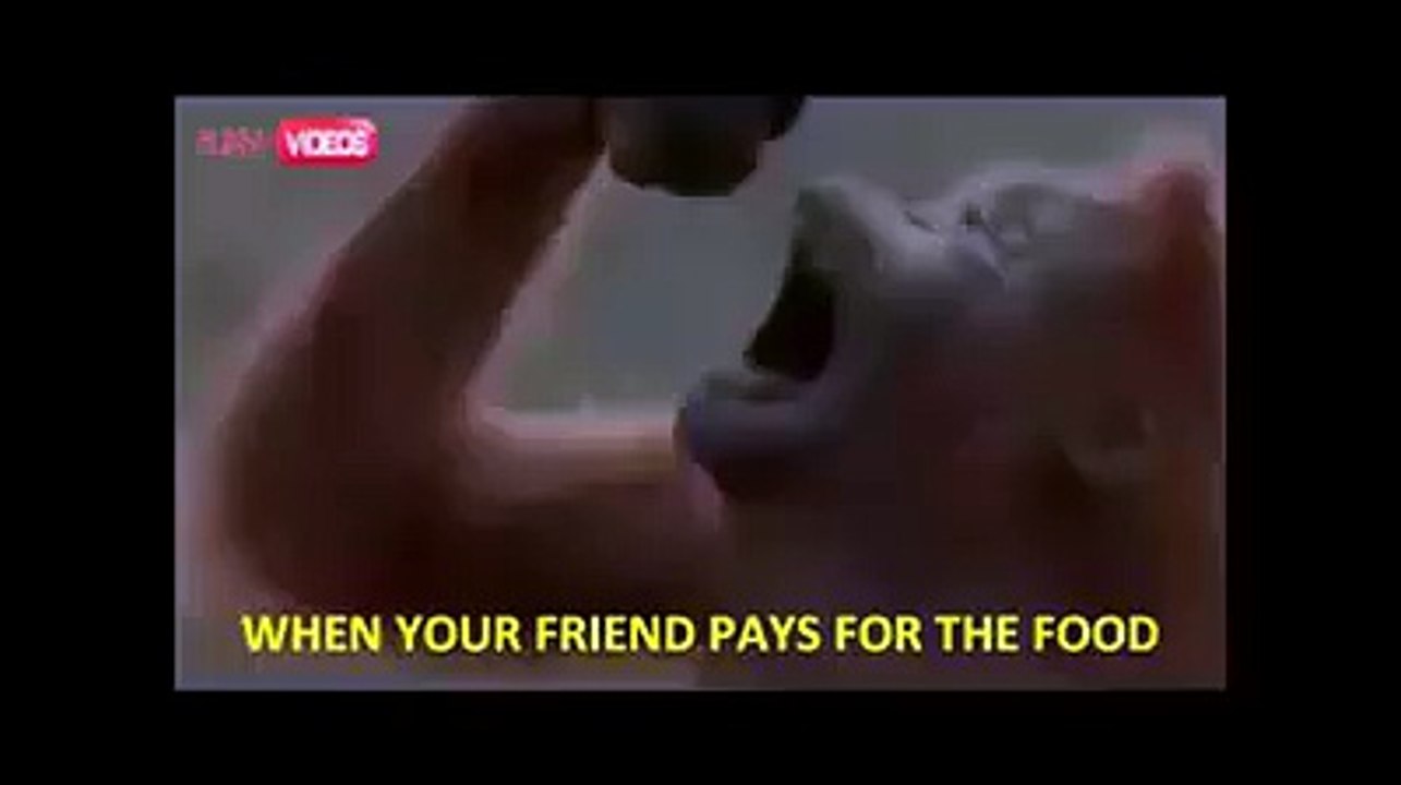When your Friend pays for the Food very funny video