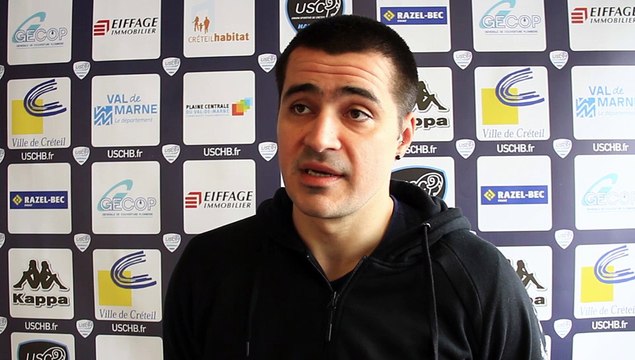 Avant Toulouse-Créteil avec Muhamed TOROMANOVIC