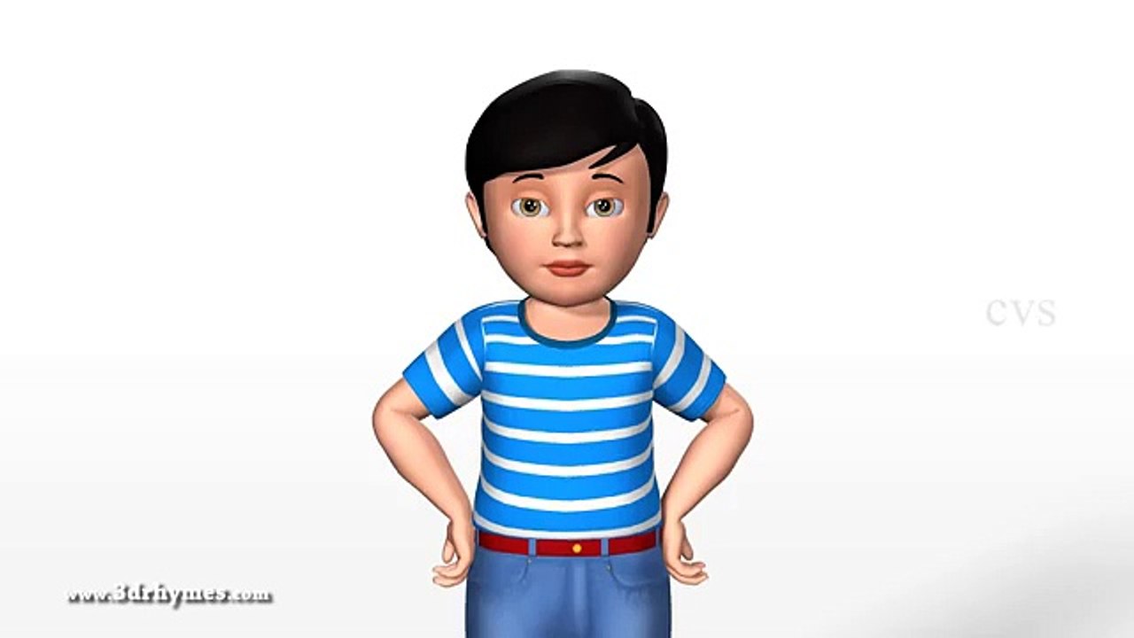 Learning Actions For kids - 3D Animation Preschool Rhymes for children