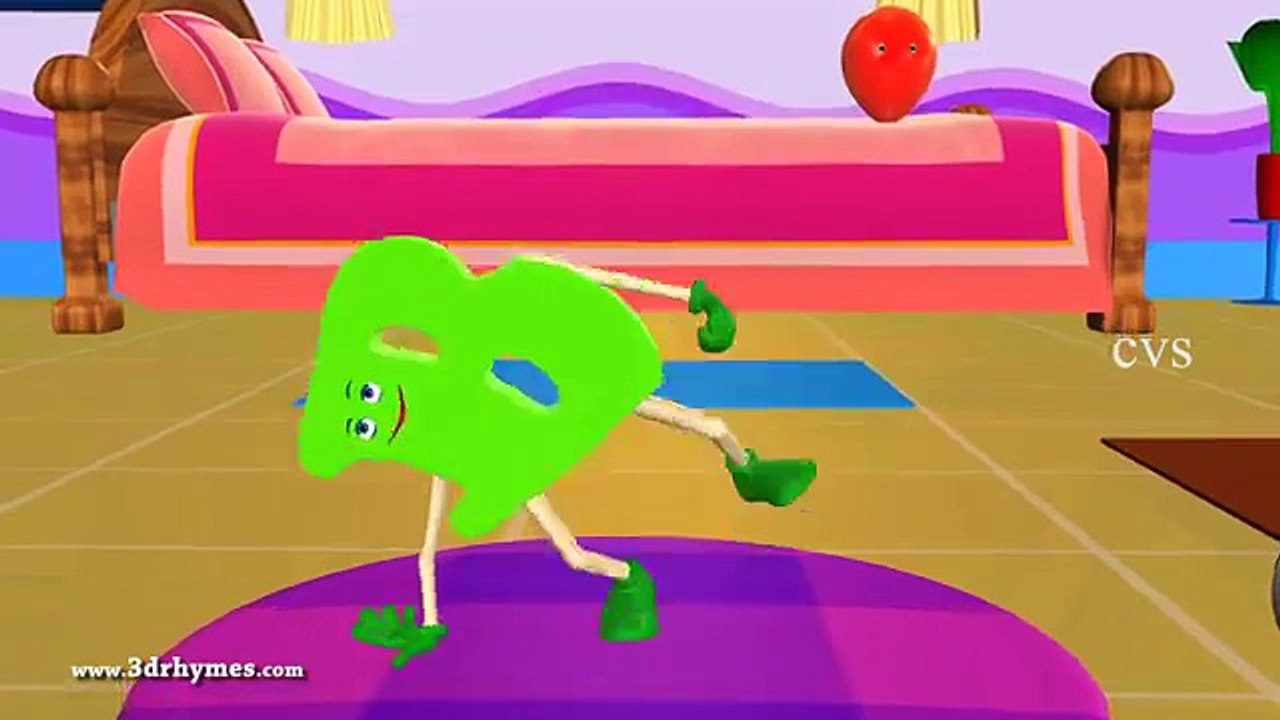Letter B Song - 3D Animation Learning English Alphabet ABC Songs For children