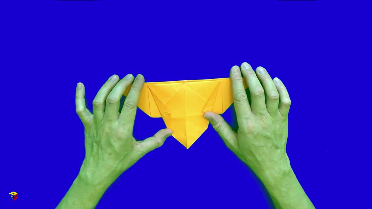 Cómo hacer una mariposa de papel. Papiroflexia. Origami butterfly