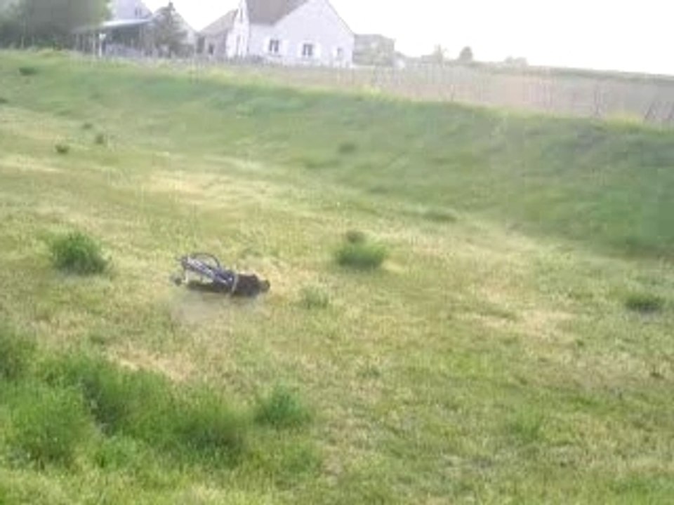 chute en vélo