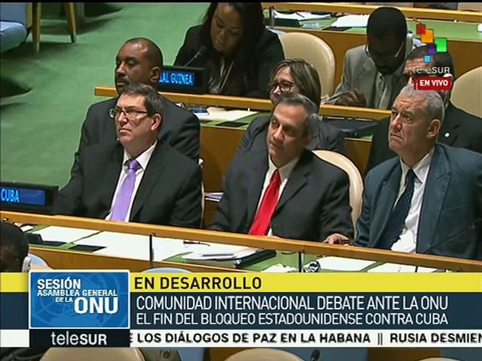 Venezuela reitera su rechazo al bloqueo contra Cuba ante la ONU
