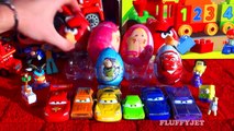 8 Surprise Eggs Unboxing Toy Story Disney Pixar Cars 2 Angry Birds Barbie Eggs like Kinder