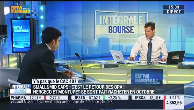 Y'a pas que le CAC: Il n'y a plus que 7 points d'écart entre le CAC Small et le CAC 40 , Éric Lewin - 27/10