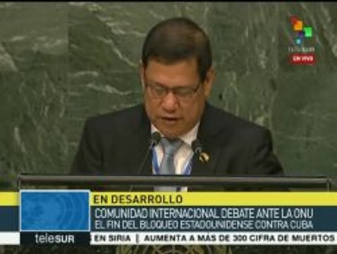 Sudeste asiático vota en la ONU por levantar bloqueo a Cuba