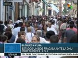 EE.UU.: miembros de Naciones Unidas votarán bloqueo a Cuba