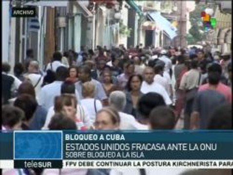 EE.UU.: miembros de Naciones Unidas votarán bloqueo a Cuba