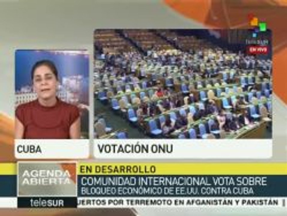 Cuba confía en apoyo de la comunidad internacional frente a bloqueo