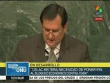 ONU: CELAC expresa su rechazo al bloqueo económico contra Cuba