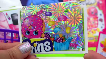 4 Pack Shopkins Sticker Unboxing with Disney Pixar Inside Out Joy and Frozen Queen Elsa