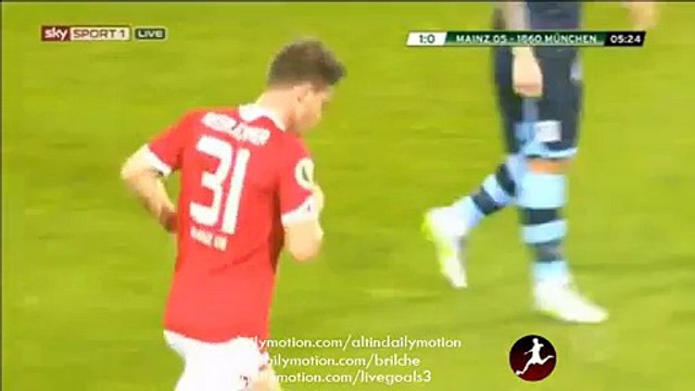 Florian Niederlechner Fantastic Goal - Mainz 05 1-0 1860 Munchen - DFB Pokal - 27.10.2015