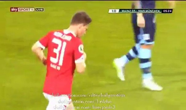 Florian Niederlechner Fantastic Goal - Mainz 1-0 1860 Munchen - DFB Pokal - 27.10.2015