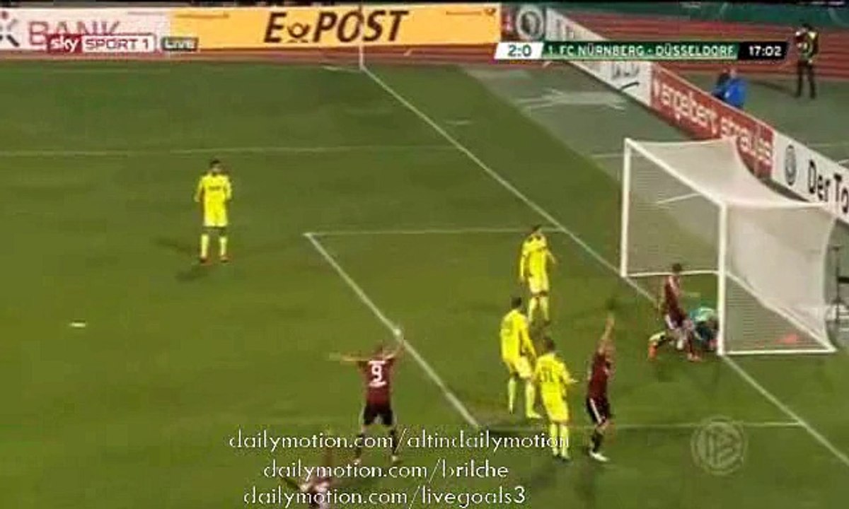 Hanno Behrens Amazing Goal - FC Nurnberg 2-0 Dusseldorf - DFB Pokal - 27.10.2015