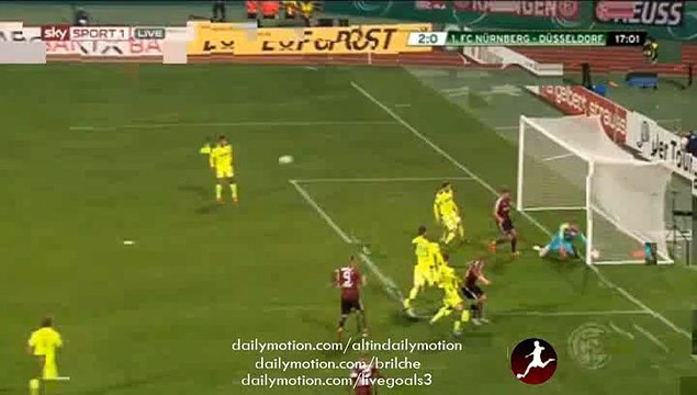 Hanno Behrens Fantastic Goal - Nurnberg 2-0 Dusseldorf - DFB Pokal - 27.10.2015