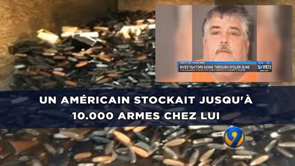 Un Américain stockait jusqu'à 10.000 armes et 150 tronçonneuses chez lui