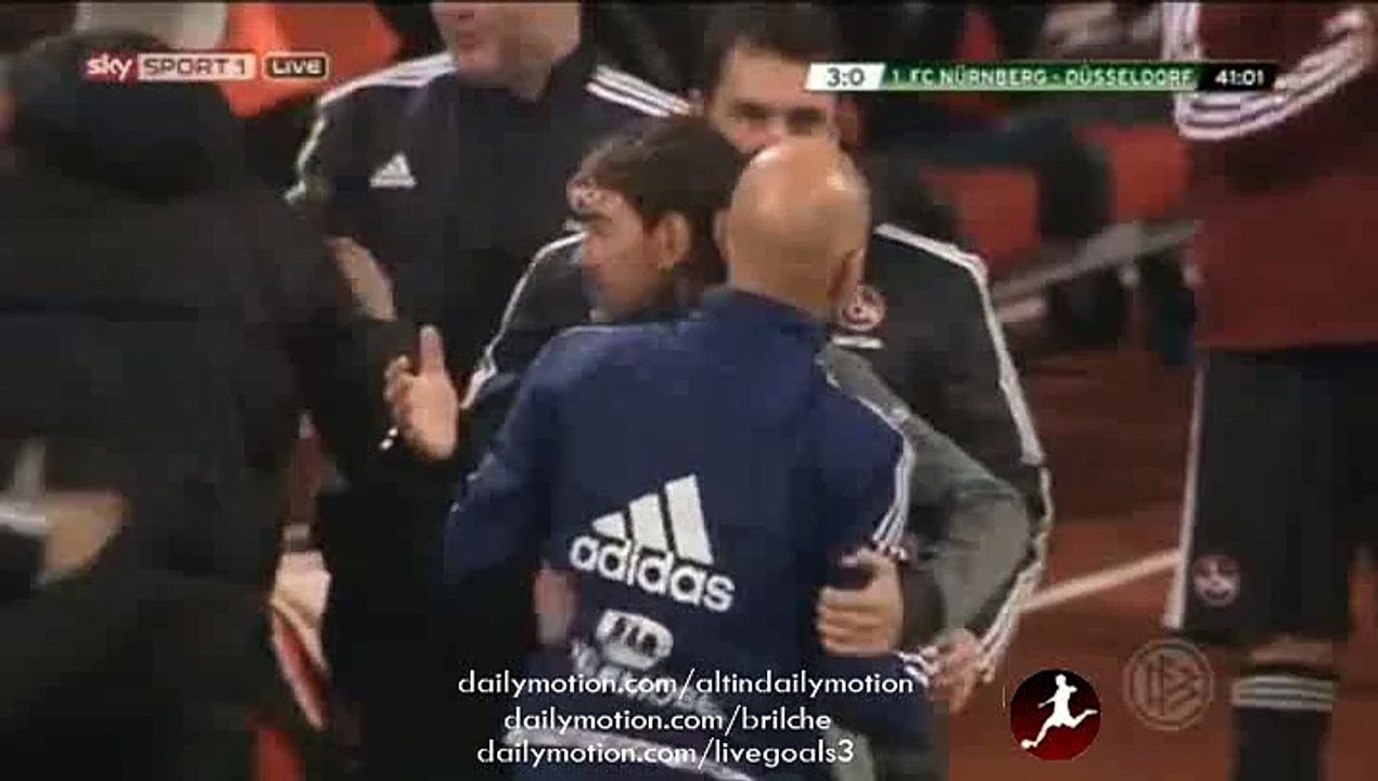 Niclas Fuellkrug Fantastic Goal - Nurnberg 3-0 Dusseldorf - DFB Pokal - 27.10.2015
