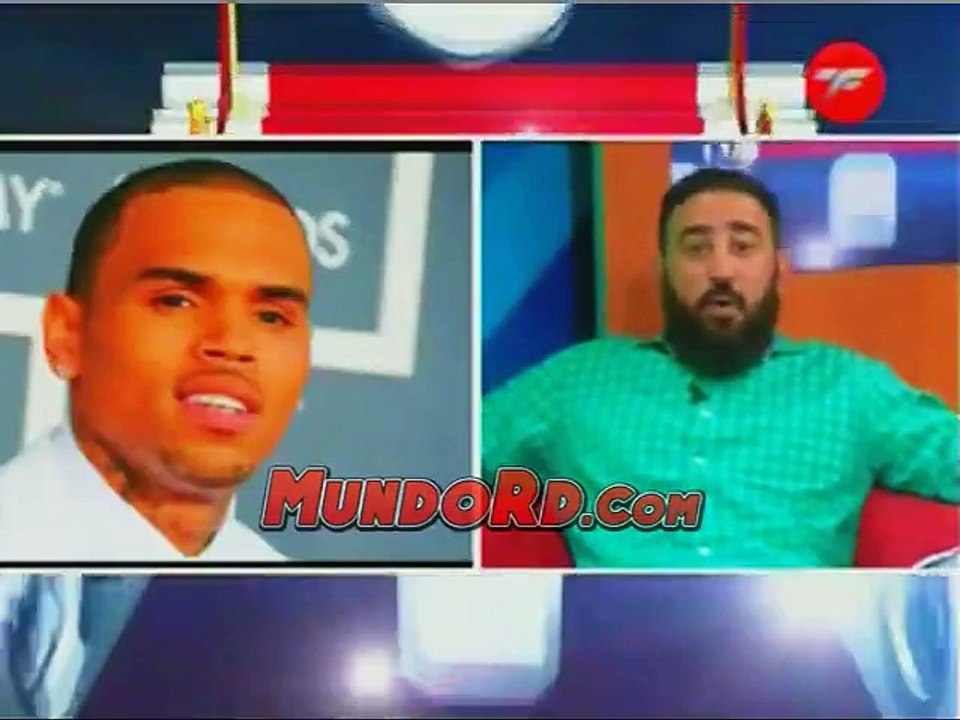 Lechuga envia un mensaje a todos los fans de Chris brown en R.D