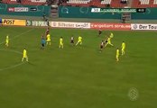 Niclas Füllkrug Goal - Nurnberg 3 - 0tDusseldorf - DFB Pokal - 27/10/2015