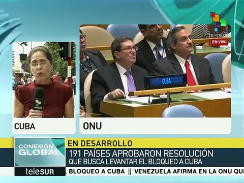 Cubanos agradecen el respaldo mundial que exige poner fin al bloqueo